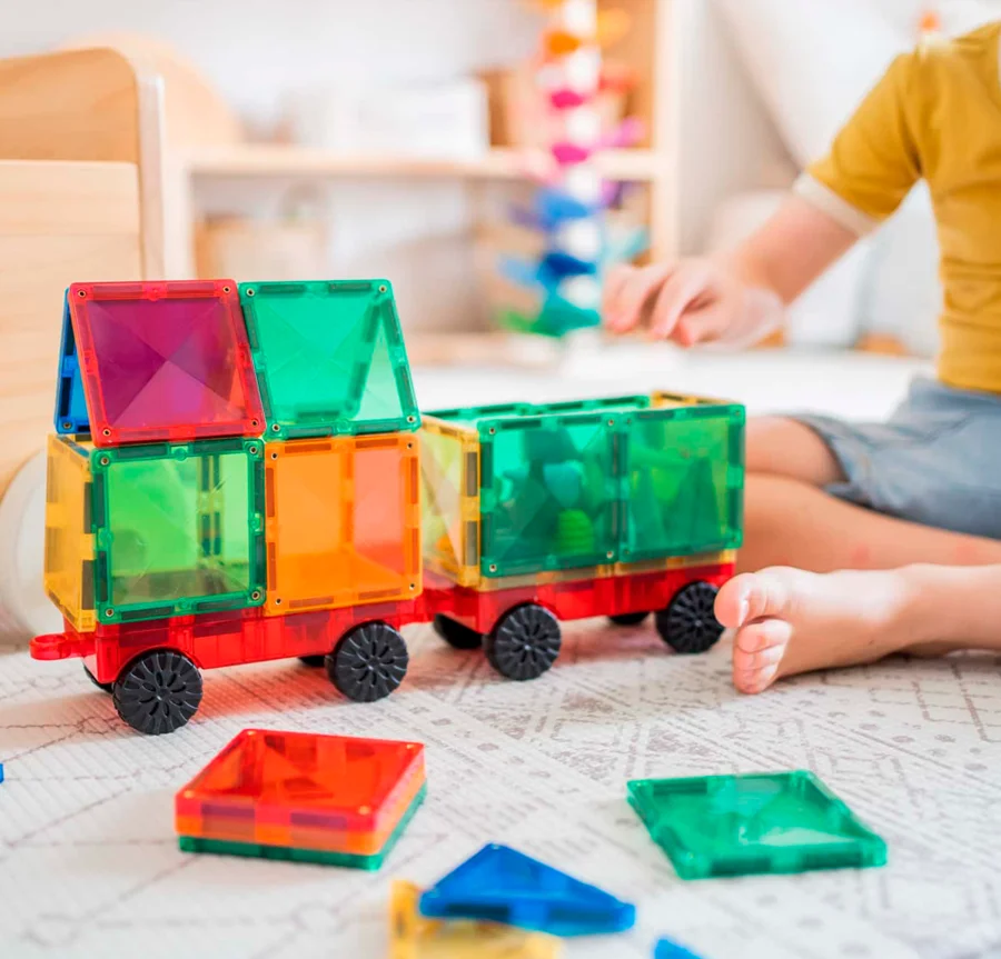 Connetix Magnetbausteine Rainbow Autos, 24 Teile