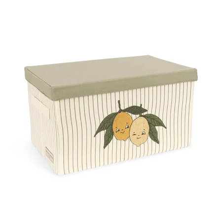 Konges Sløjd Opbevaringskurv, Stor - Lemon