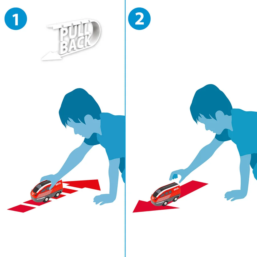 BRIO Pull-Back Zugset