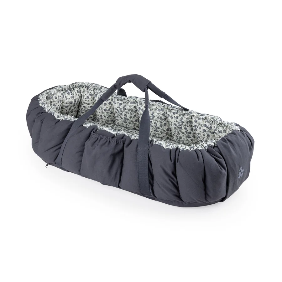 Sebra 3-in-1 Babynest, blue olive