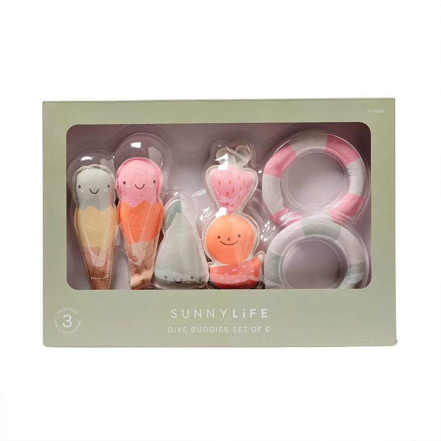 Sunnylife 6er-Pack Tauch-Freunde, cotton candy