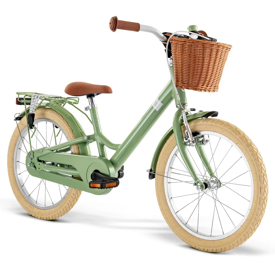 Puky Youke Classic 18" Kinderfahrrad, Retro Green