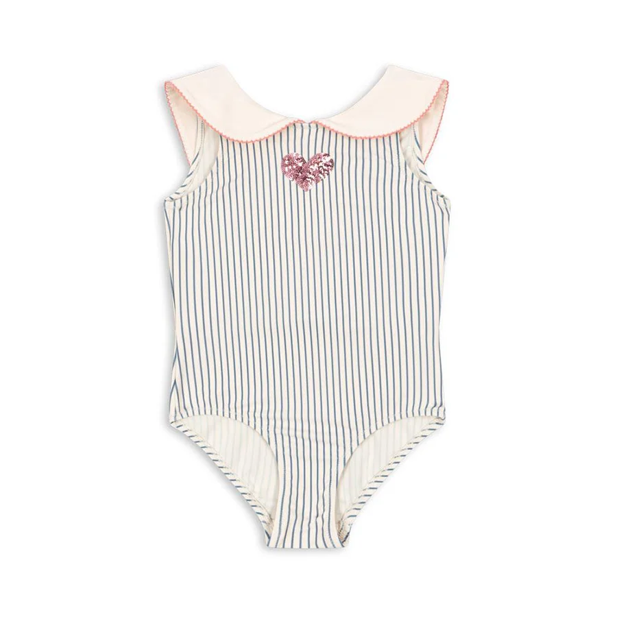 Konges Sløjd Gina Badeanzug, blue stripe