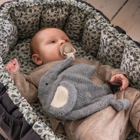 Sebra Schmusetuch mit Schnullerhalter, fanto dusty blue