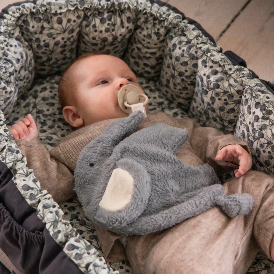 Sebra Schmusetuch mit Schnullerhalter, fanto dusty blue