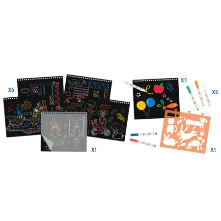 Tafel Skizzenbuch - Haustiere, Floss & Rock