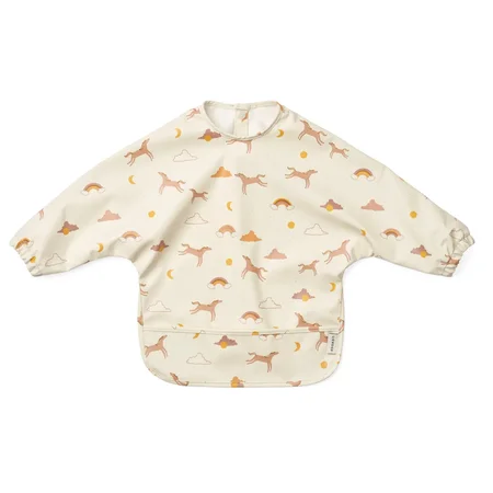 Liewood Merle Lätzchen mit Ärmeln, dream/ecru