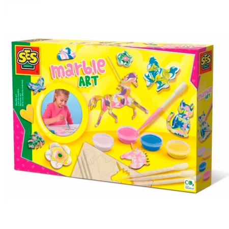 SES Creative, Mal mit Marmorfarben - Tiere