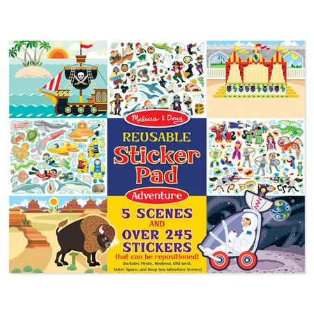 Melissa and Doug Activity-Set mit Vinylstickern "Abenteuer"