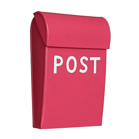 Bruka Design Briefkasten, mini - Himbeer