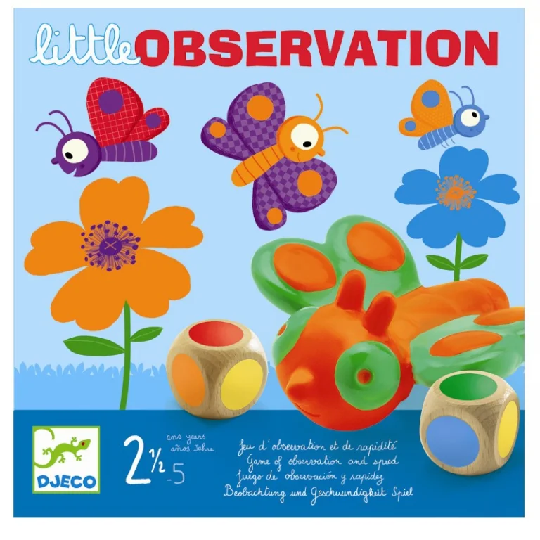 Djeco Spiele für Kleinkinder, Farbe der Schmetterling