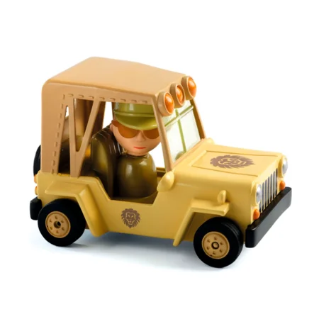 Djeco Crazy Motors Löwen-Safariauto