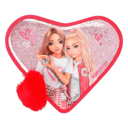 TOPModel herzförmige Federtasche, ONE LOVE