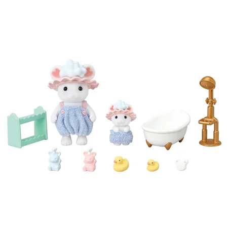 Sylvanian Families Badezeit und Blubber Geschwister