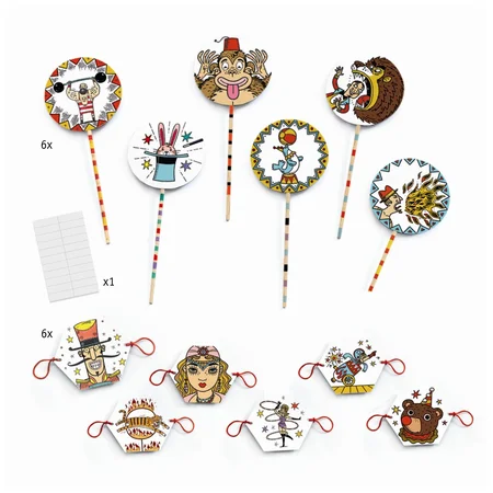 Djeco DIY Kreativbox Zauberscheiben zum Gestalten, optische Täuschung