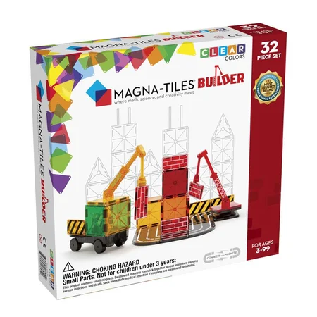 Magna-Tiles Magnetbausteine Baustelle, 32 Teile