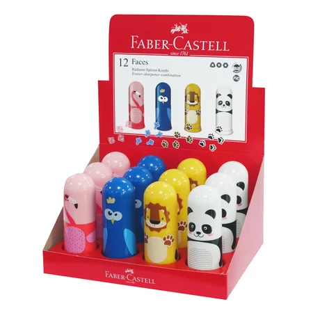 Bleistiftanspitzer mit Radiergummi, Tier, Faber-Castell