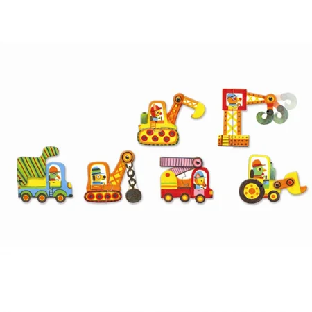 Djeco Puzzle Duo, Fahrzeuge