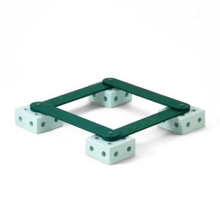 MODU Balancierbahn 17 Teile, Ocean Mint/Forest Green