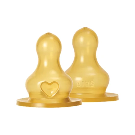 BIBS Flaschensauger Rund, 2er-Pack Fast Flow