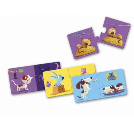 Djeco Lernpuzzle, Gegensätze