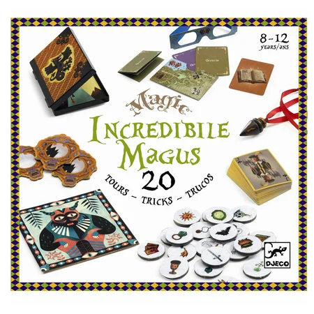 Djeco Zauberkasten, Incredibile Magus - 20 Tricks 