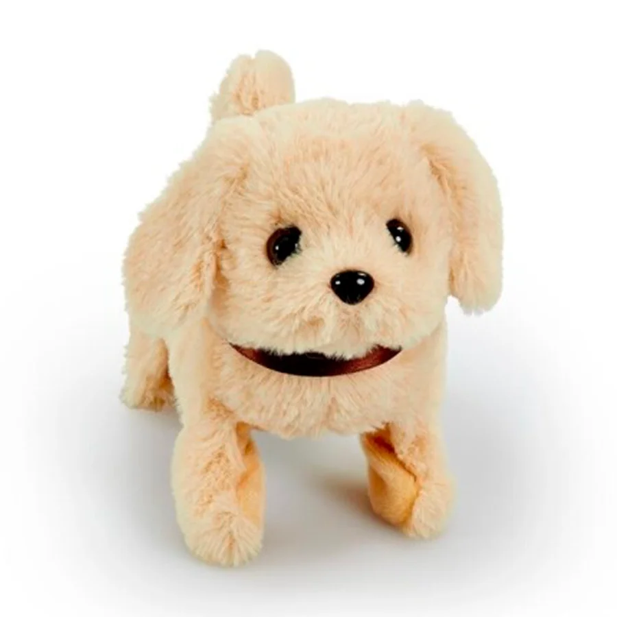 Happy Pets Playful Plüsch Hundewelpe, beige