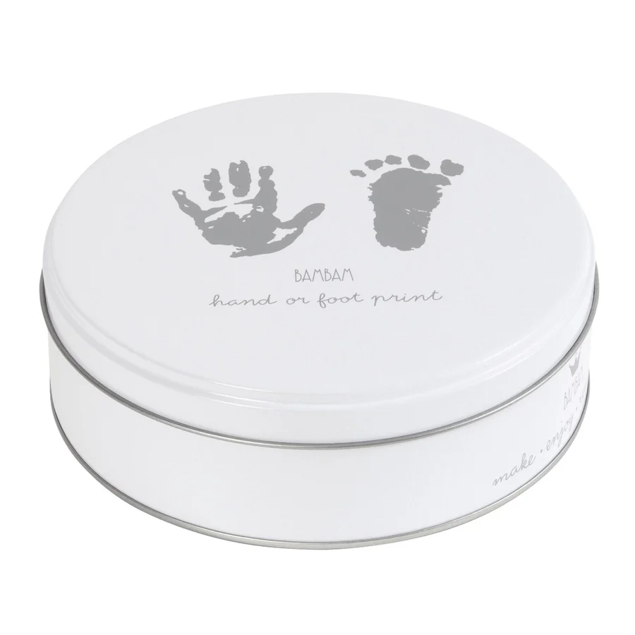 BAMBAM Gips-Set für Hand- und Fußabdrücke, weiß