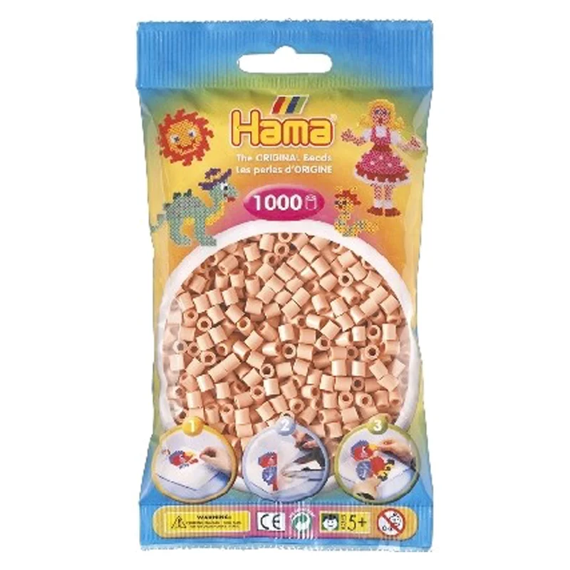 Hama Midi Bügelperlen 1000 Stück, mattrosa