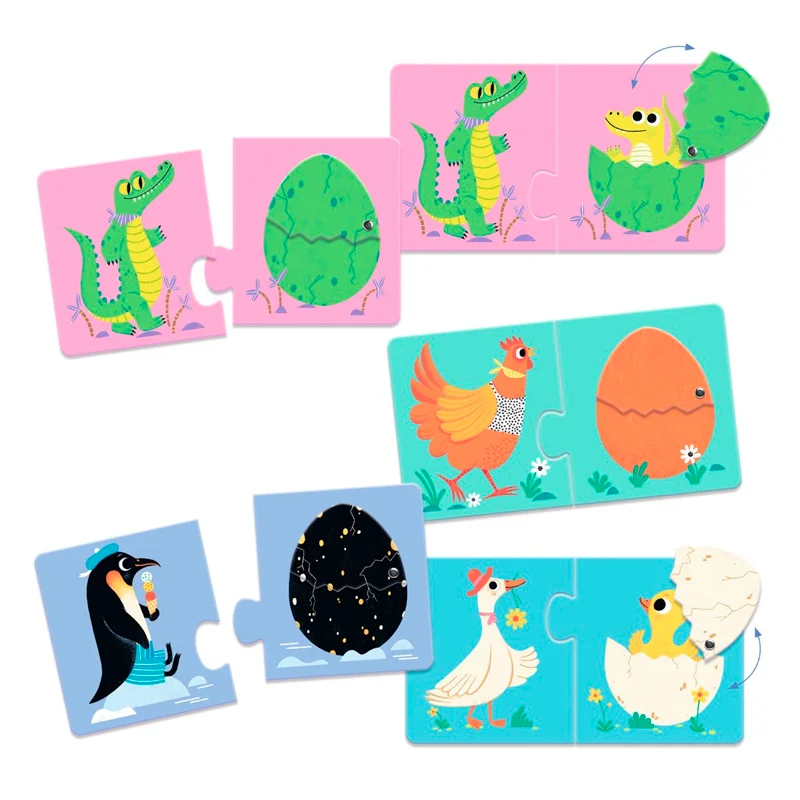 Djeco Lernspiel, Lustige Eier