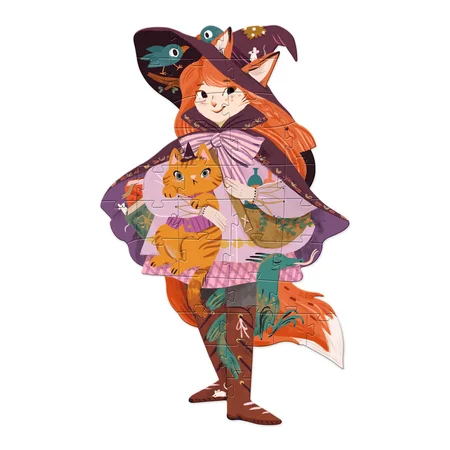 Djeco Puzzle, Hexe Lily, 36 Teile