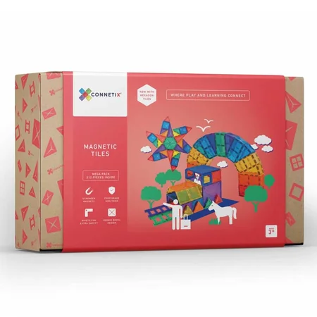 Connetix Magnet-Bausteine, Mega Pack - 212 Teile