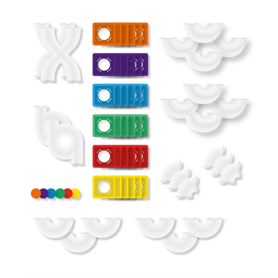 Connetix Magnet-Bausteine, Kugelbahn - 66 Teile