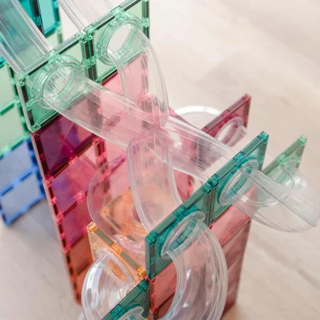 Connetix Baumagneten, Pastell Kugelbahn - 80 Teile