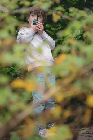 Walkie-Talkie-Set, rot-blau, Kidywolf