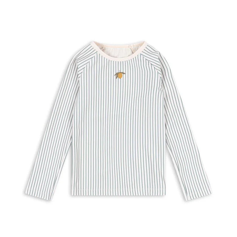 Konges Sløjd Aster Schwimmshirt, tea stripe