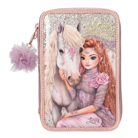 TOPModel Dreifach-Federmäppchen, Viva Violet