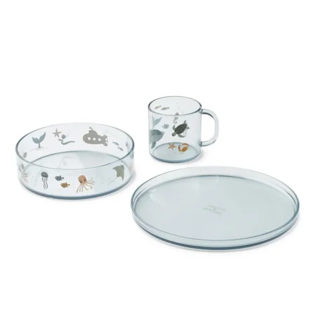 Liewood Siva Tritan Geschirrset, sea creature