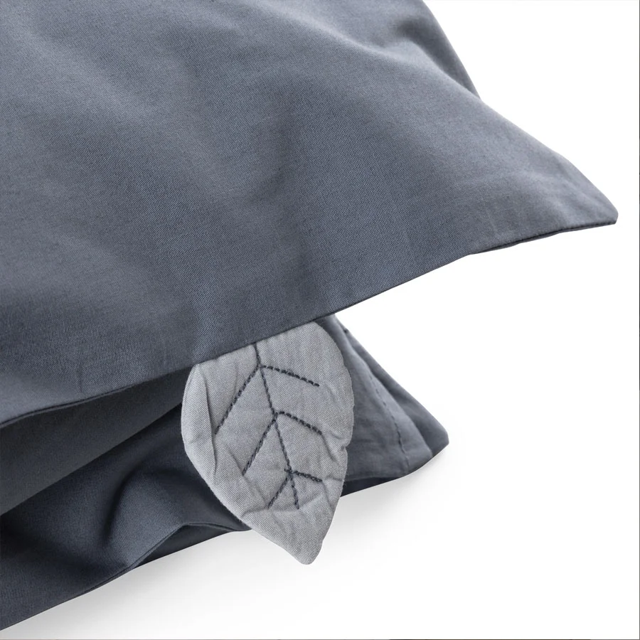 Sebra Klassik Junior-Bettwäsche, forest lake blue