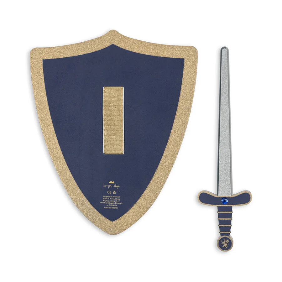Konges Sløjd Ritterschwert und Schild, Midnight Navy