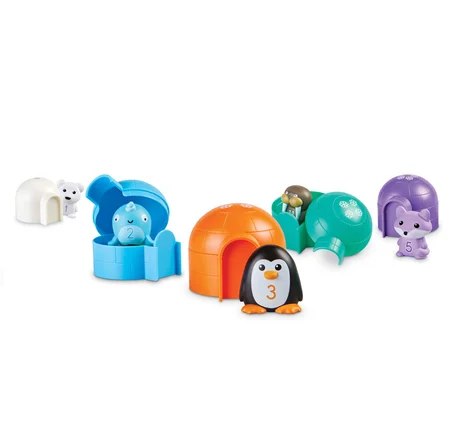 Sort & Seek – Zahlen und Farben lernen mit Polartieren