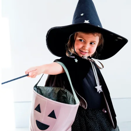 Mimi & Lula Trick or treat Eimer, kürbis metallic