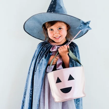 Mimi & Lula Trick or treat Eimer, kürbis metallic