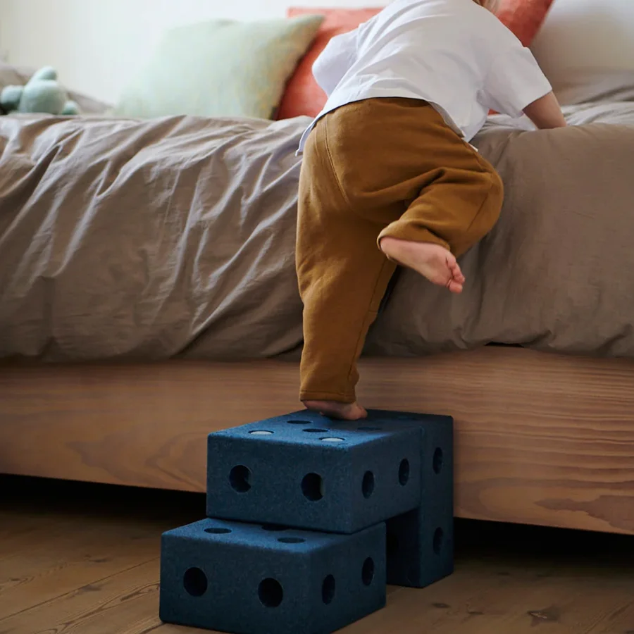 MODU 3-in-1 Gehwagen, 17 Teile - Deep Blue/Sky Blue