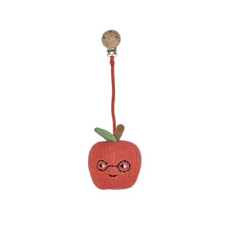 OYOY Yummy Apfel Kinderwagen-Clip, rot