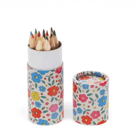 Tube mit Buntstiften, Tilde