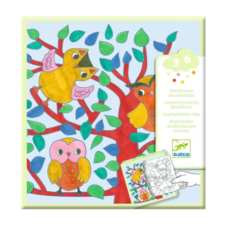 Djeco Mal- und Aktivitätsbuch, Der Wald