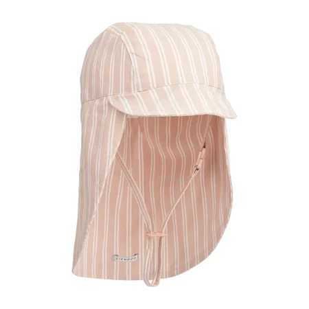 Liewood Cecilia Sonnenhut stripe, sorbet rose/creme de la creme