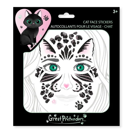 Great Pretenders Gesichtsbemalung, Schwarze Katze