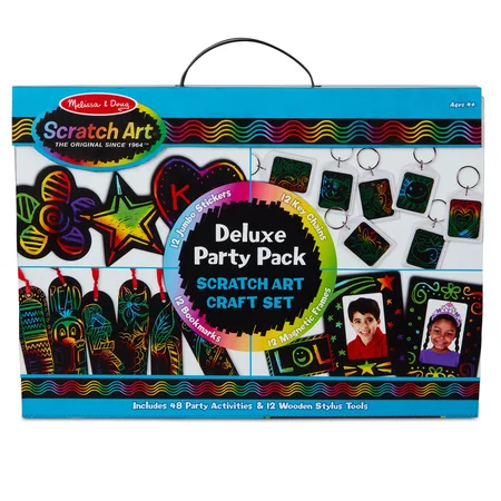 Melissa & Doug Scratch Art Set, Deluxe Party